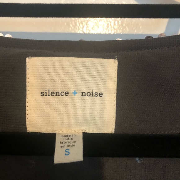 Silence + Noise grey sequin jacket - Picture 3 of 4